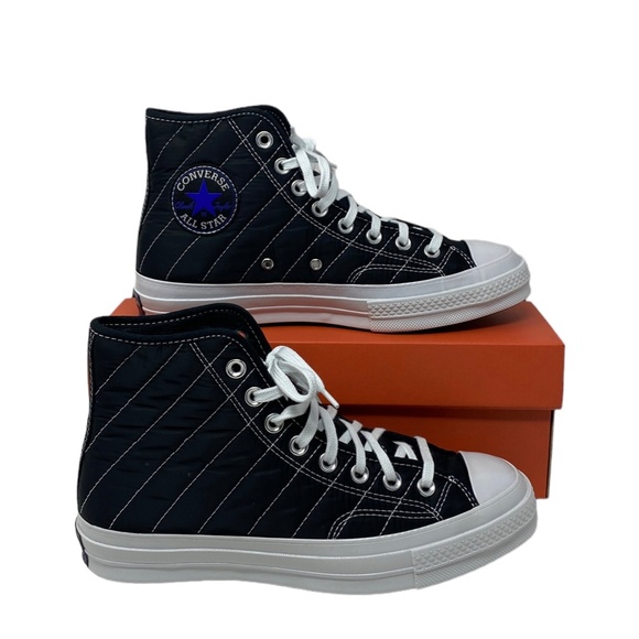 Converse Chuck 70 Pooper High Top Shoes Skate Women Casual Canvas Black A05609C - Picture 2 of 10